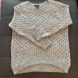 Long Cable Knit Sweater